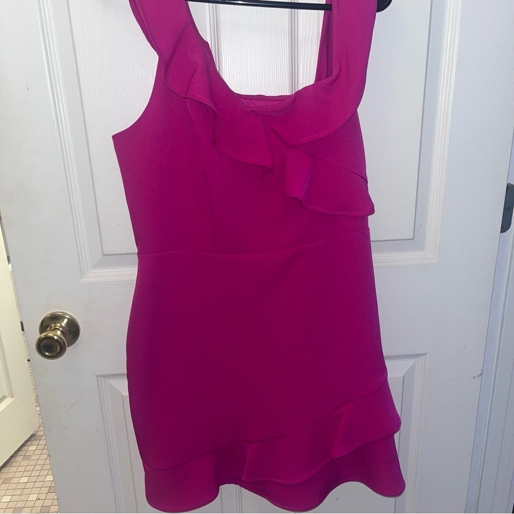 Express Fuchsia Sleeveless Dress